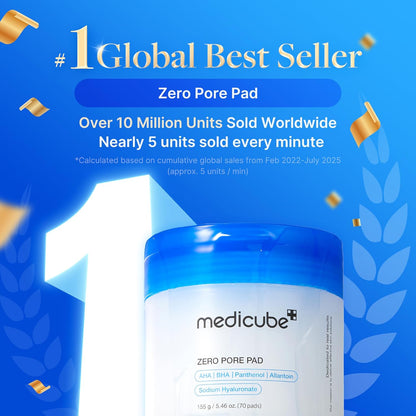 Toner Pads Zero Pore Pad 2.0 for Exfoliation and Pore Care